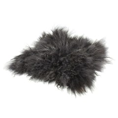 LAMB FUR CHAIR PAD GRAY     - CUSHIONS